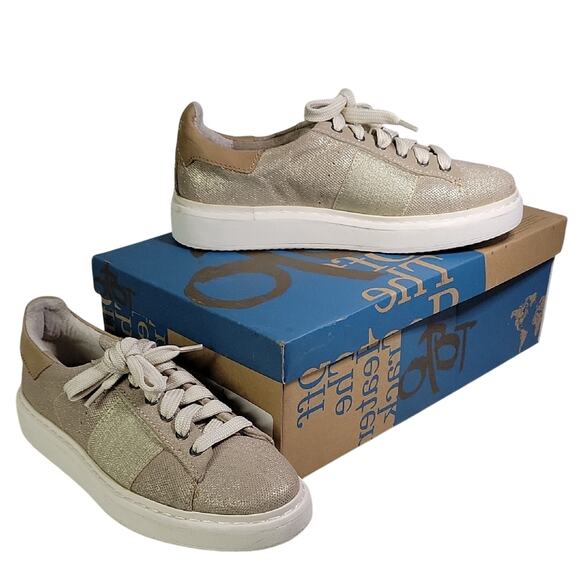 OTBT Shoes - OTBT Normcore Mid Taupe Lace Up Leather Sneakers Womens Size 6.5 NEW